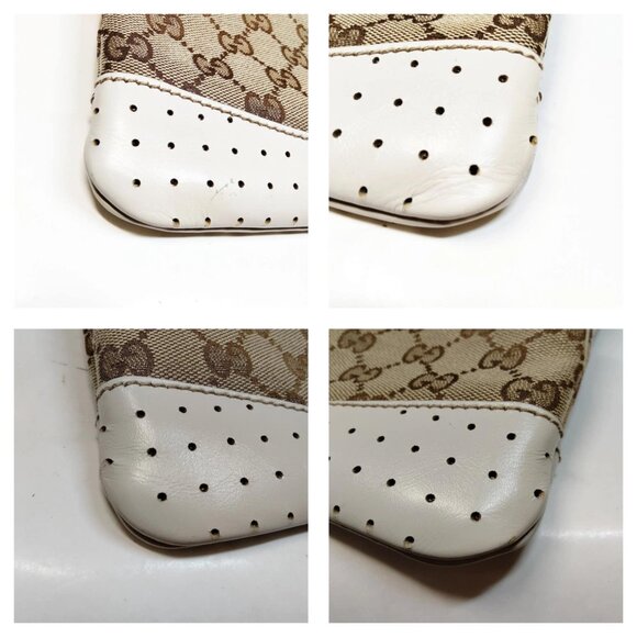 Authentic Gucci Brown Canvas Shoulder Bag mon388-111025 - Picture 8 of 16